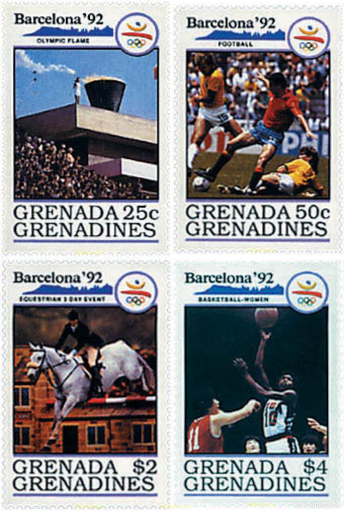 Selos: 258027 MNH GRANADA GRANADINAS 1990 25 JUEGOS OLIMPICOS VERANO BARCELONA 1992