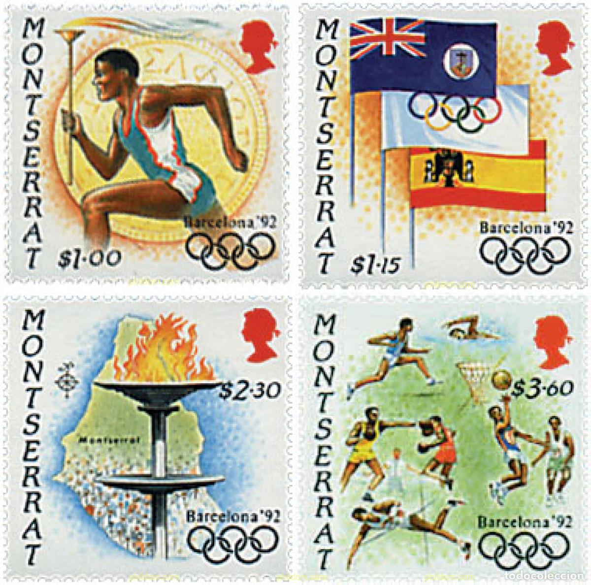 Selos: 52885 MNH MONTSERRAT 1992 25 JUEGOS OLIMPICOS VERANO BARCELONA 1992