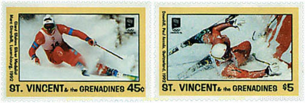 Sellos: 72611 MNH SAN VICENTE 1993 17 JUEGOS OLIMPICOS INVIERNO LILLEHAMMER 1994