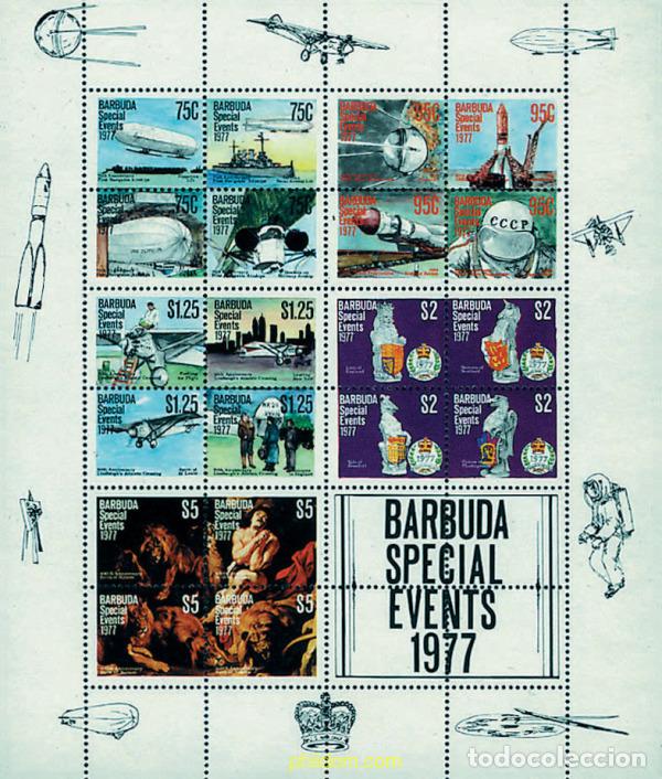 Sellos: 57355 MNH BARBUDA 1977 ANIVERSARIOS - Foto 1