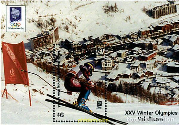 Sellos: 72630 MNH SAN VICENTE 1993 17 JUEGOS OLIMPICOS INVIERNO LILLEHAMMER 1994