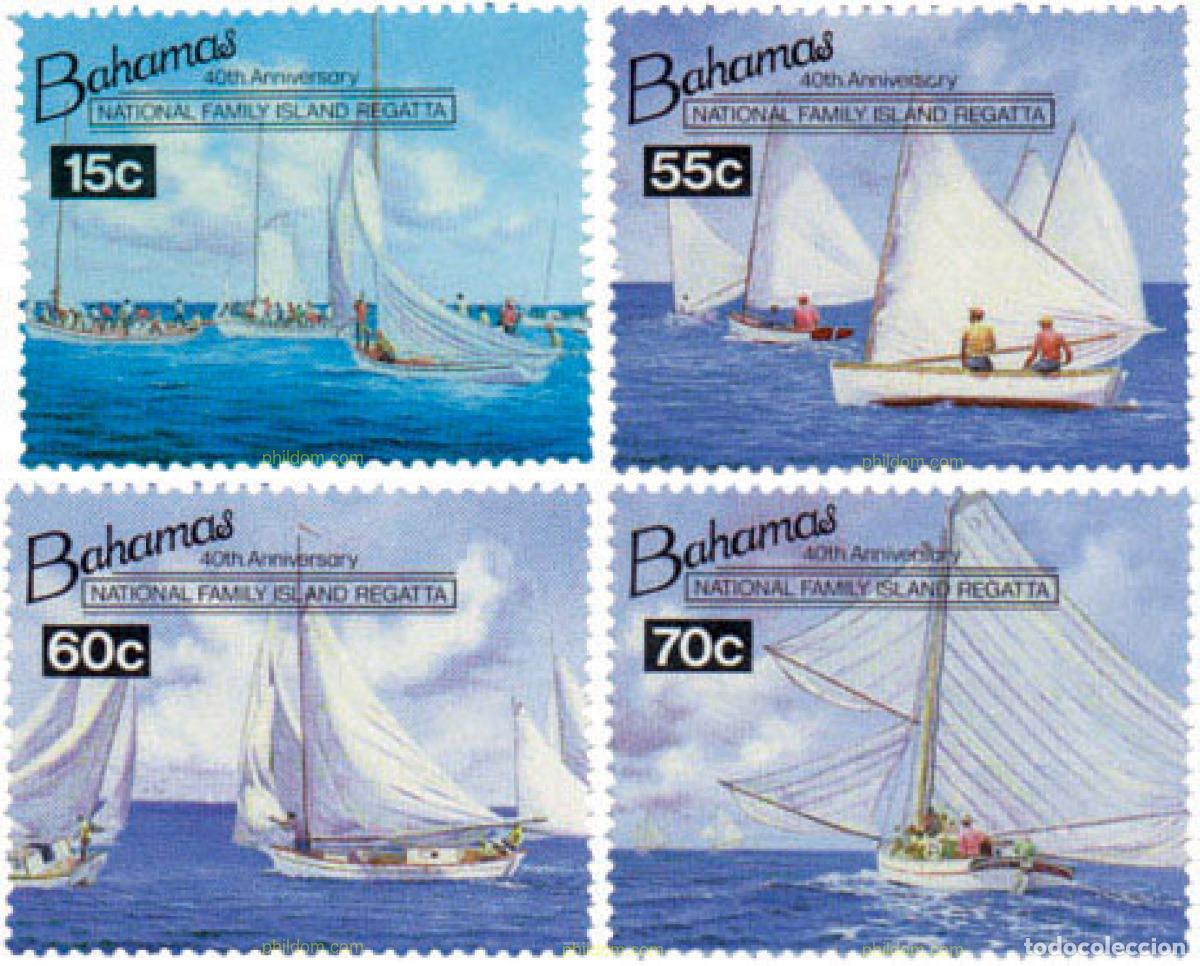 Sellos: 47500 MNH BAHAMAS 1994 40 ANIVERSARIO DE LA REGATA FAMILIAR DE LAS ISLAS