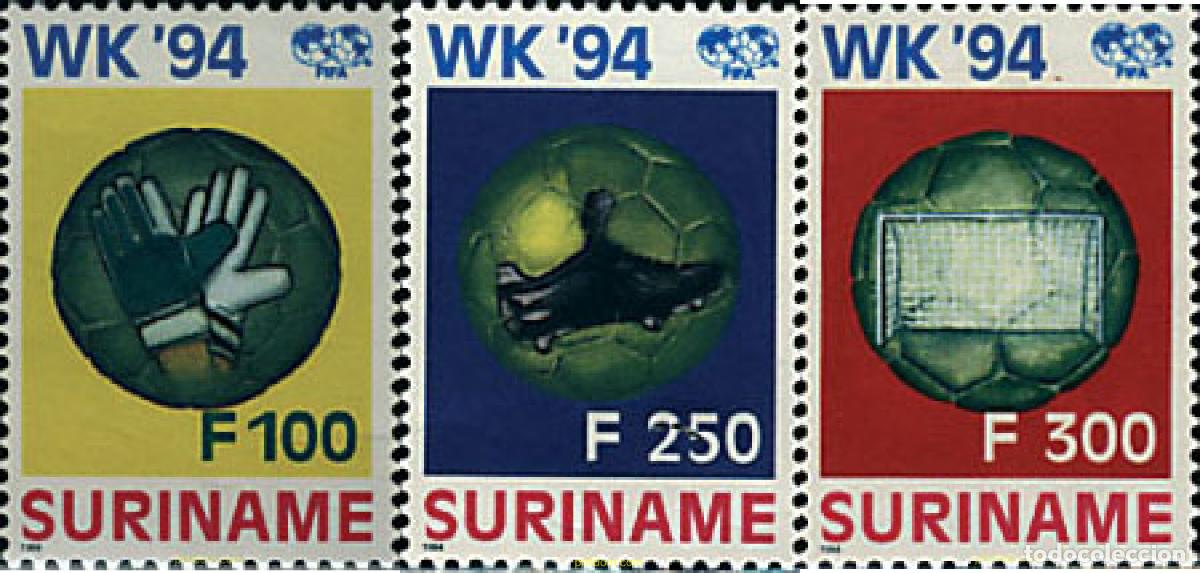 Selos: 28089 MNH SURINAM 1994 COPA DEL MUNDO DE FUTBOL. USA-94