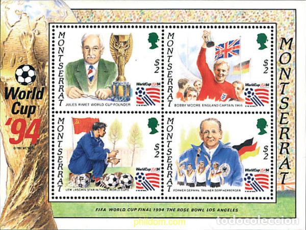 Timbres: 93735 MNH MONTSERRAT 1994 COPA DEL MUNDO DE FUTBOL. USA-94