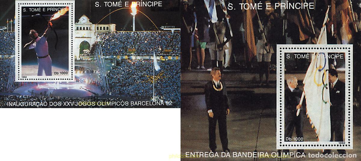 Sellos: 619827 MNH SANTO TOME Y PRINCIPE 1992 25 JUEGOS OLIMPICOS VERANO BARCELONA 1992