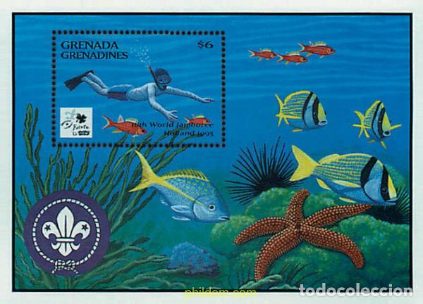 Sellos: 38619 MNH GRANADA GRANADINAS 1995 18 JAMBOREE MUNDIAL EN HOLANDA