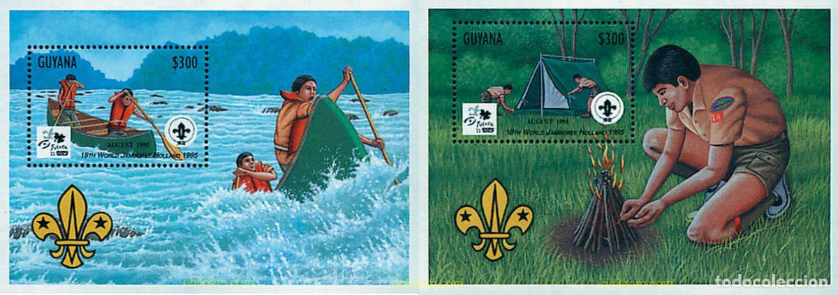 Sellos: 77791 MNH GUYANA 1995 18 JAMBOREE MUNDIAL EN HOLANDA