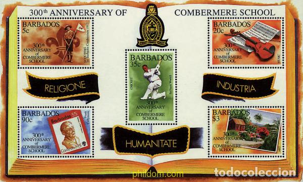 Sellos: 37966 MNH BARBADOS 1995 300 ANIVERSARIO DE COMBERMERE SCHOOL
