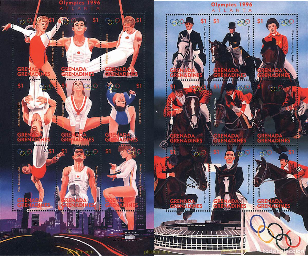 Sellos: 212696 MNH GRANADA GRANADINAS 1996 26 JUEGOS OLIMPICOS VERANO ATLANTA 1996