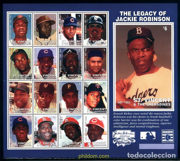 Sellos: 222821 MNH SAN VICENTE 1997 BEISBOL