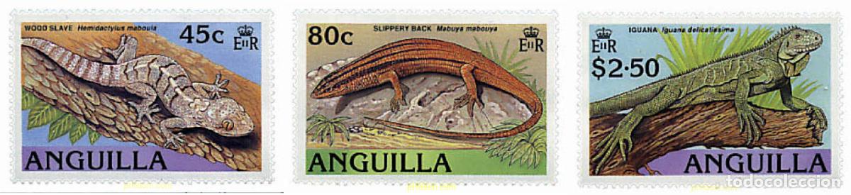 Sellos: 47166 MNH ANGUILLA 1989 REPTILES