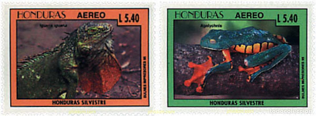 Sellos: 28327 MNH HONDURAS 1995 REPTILES