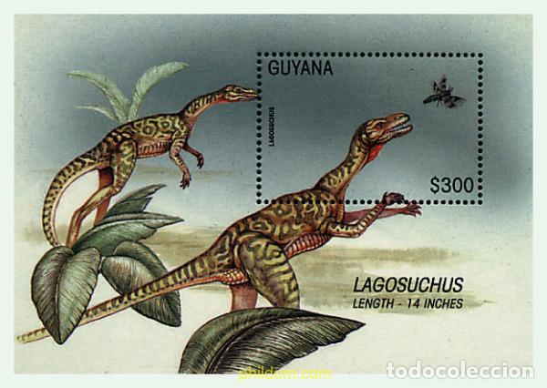 Briefmarken: 321527 MNH GUYANA 1996 FAUNA PREHISTORICA
