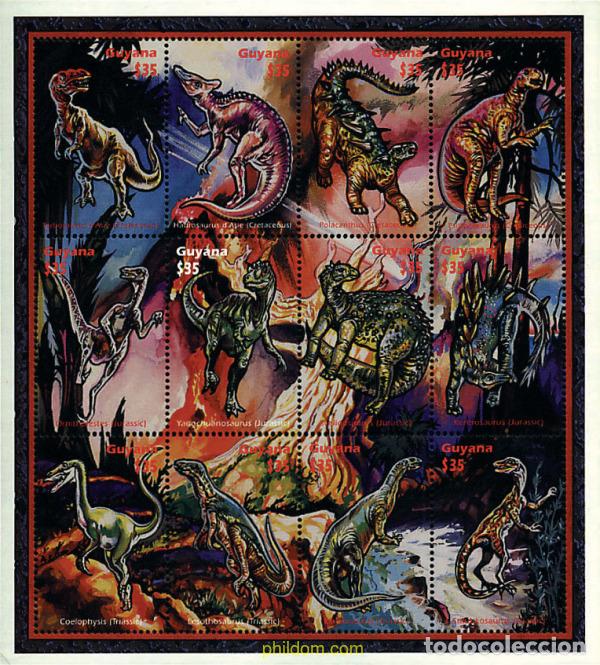 Sellos: 277088 MNH GUYANA 1996 FAUNA PREHISTORICA