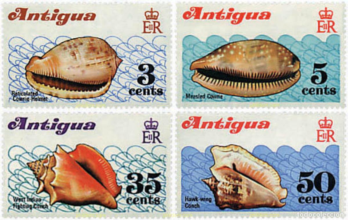 Sellos: 33657 MNH ANTIGUA 1972 CONCHAS - Foto 1