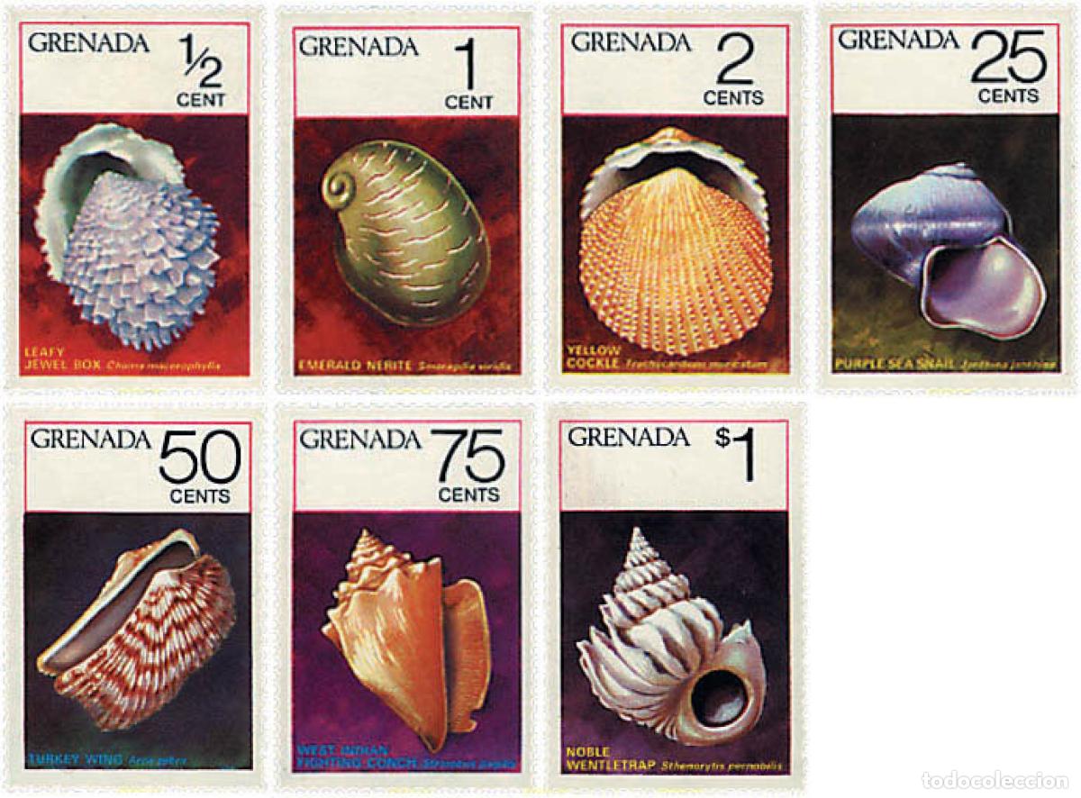 Sellos: 76026 MNH GRANADA 1975 CONCHAS - Foto 1