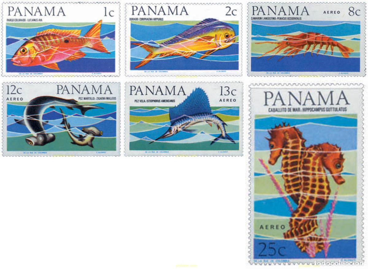 Sellos: 50479 MNH PANAMA 1965 PECES - Foto 1