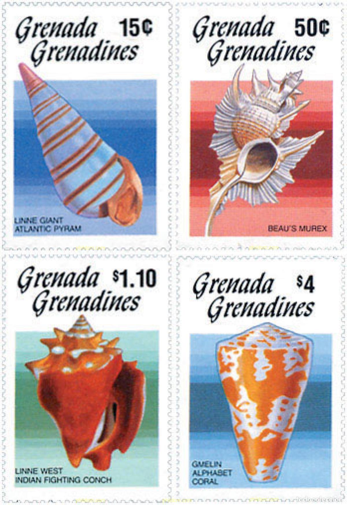 Sellos: 52845 MNH GRANADA GRANADINAS 1986 CONCHAS - Foto 1