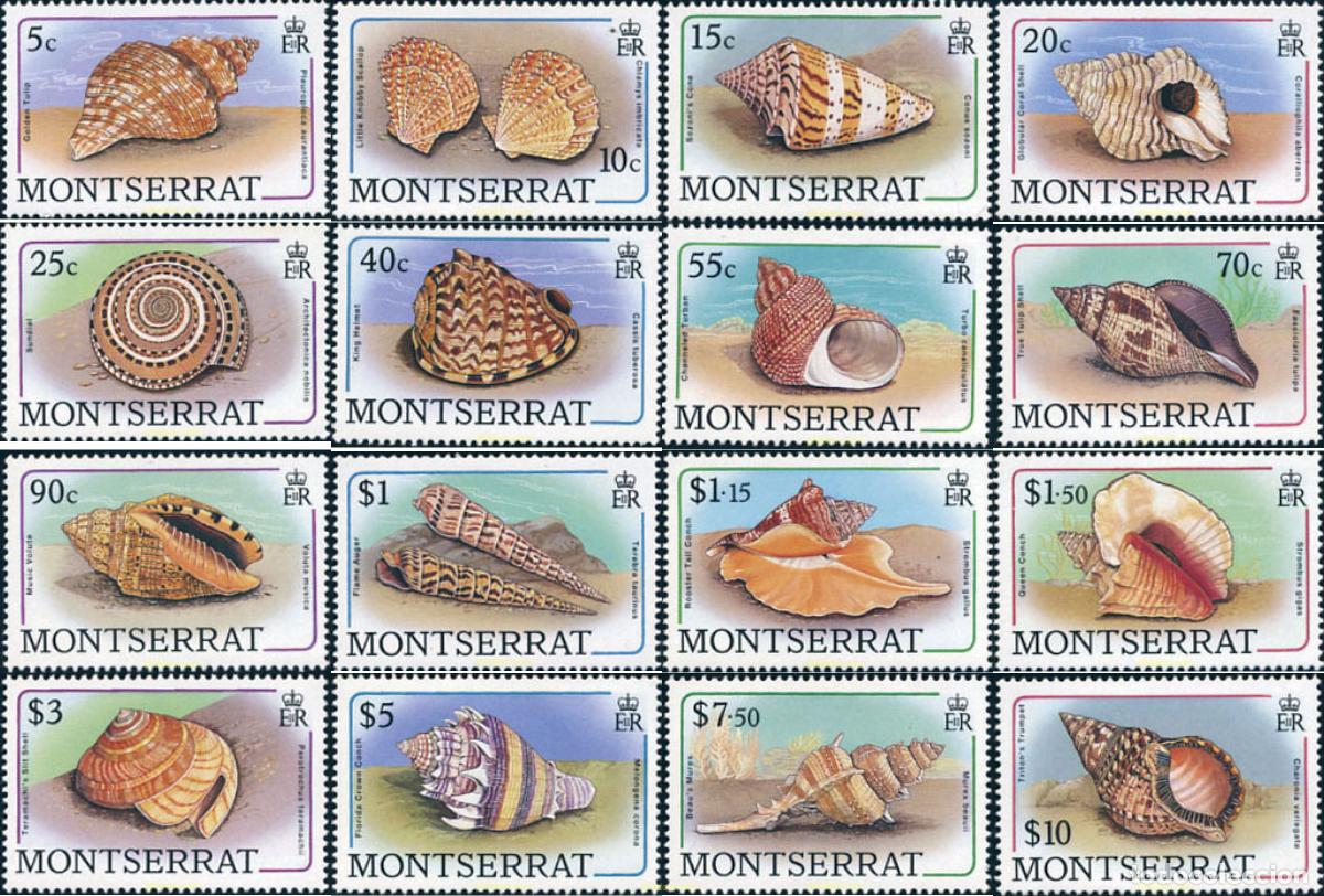 Sellos: 52857 MNH MONTSERRAT 1988 CONCHAS - Foto 1