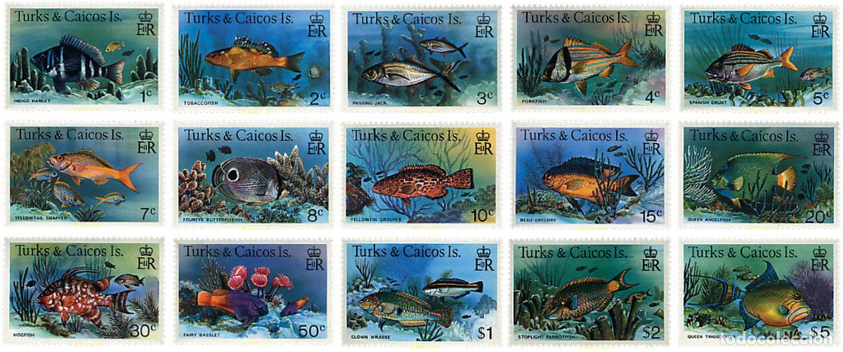 Sellos: 29075 MNH TURKS Y CAICOS 1978 PECES - Foto 1