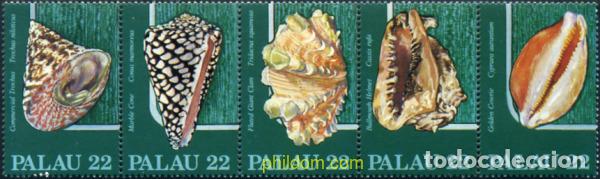 Sellos: 155449 MNH PALAU 1986 CONCHAS - Foto 1
