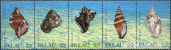 Sellos: 155456 MNH PALAU 1987 CONCHAS - Foto 1