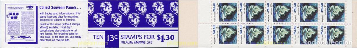Stamps: 349350 MNH PALAU 1983 FAUNA MARINA