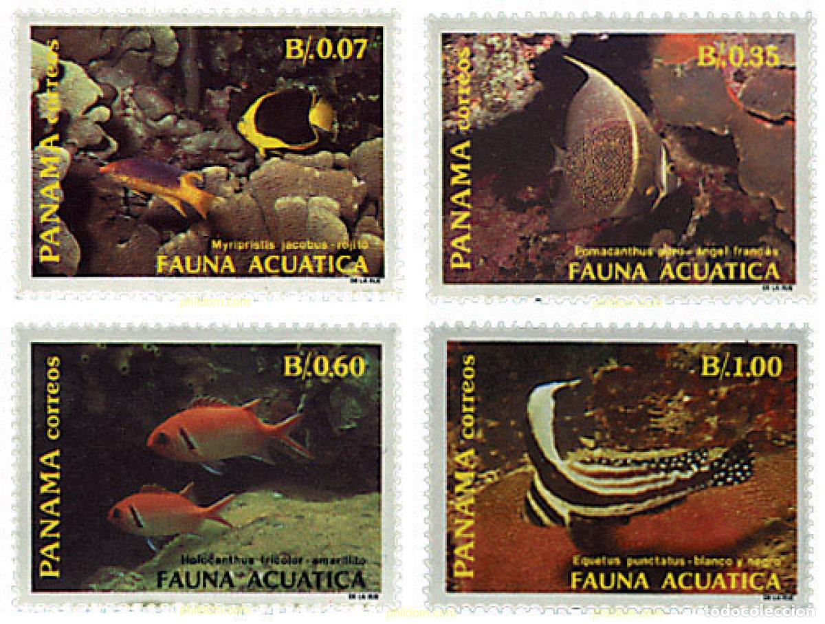 Sellos: 28524 MNH PANAMA 1988 PECES - Foto 1