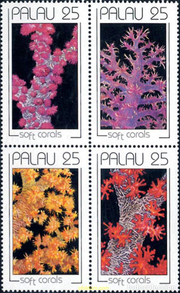 Sellos: 155486 MNH PALAU 1990 CORALES - Foto 1