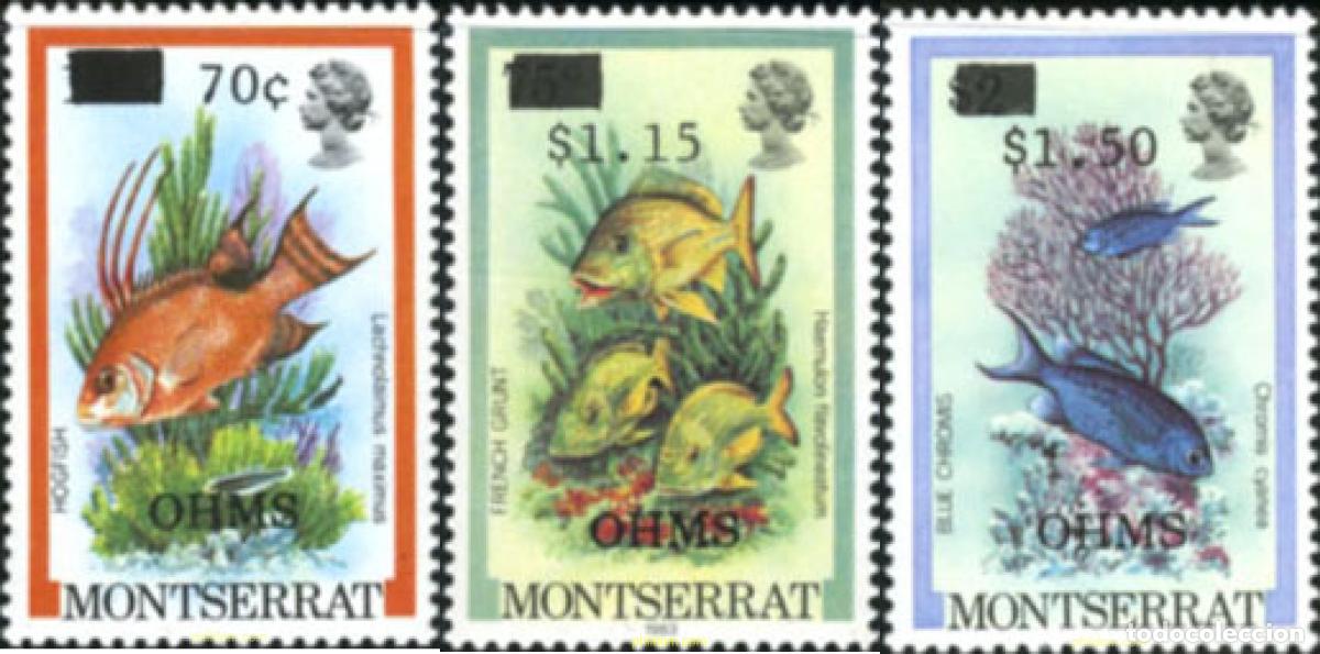 Timbres: 87201 MNH MONTSERRAT 1989 PECES