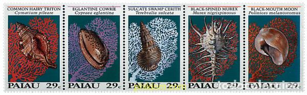 Sellos: 6080 MNH PALAU 1992 CONCHAS - Foto 1