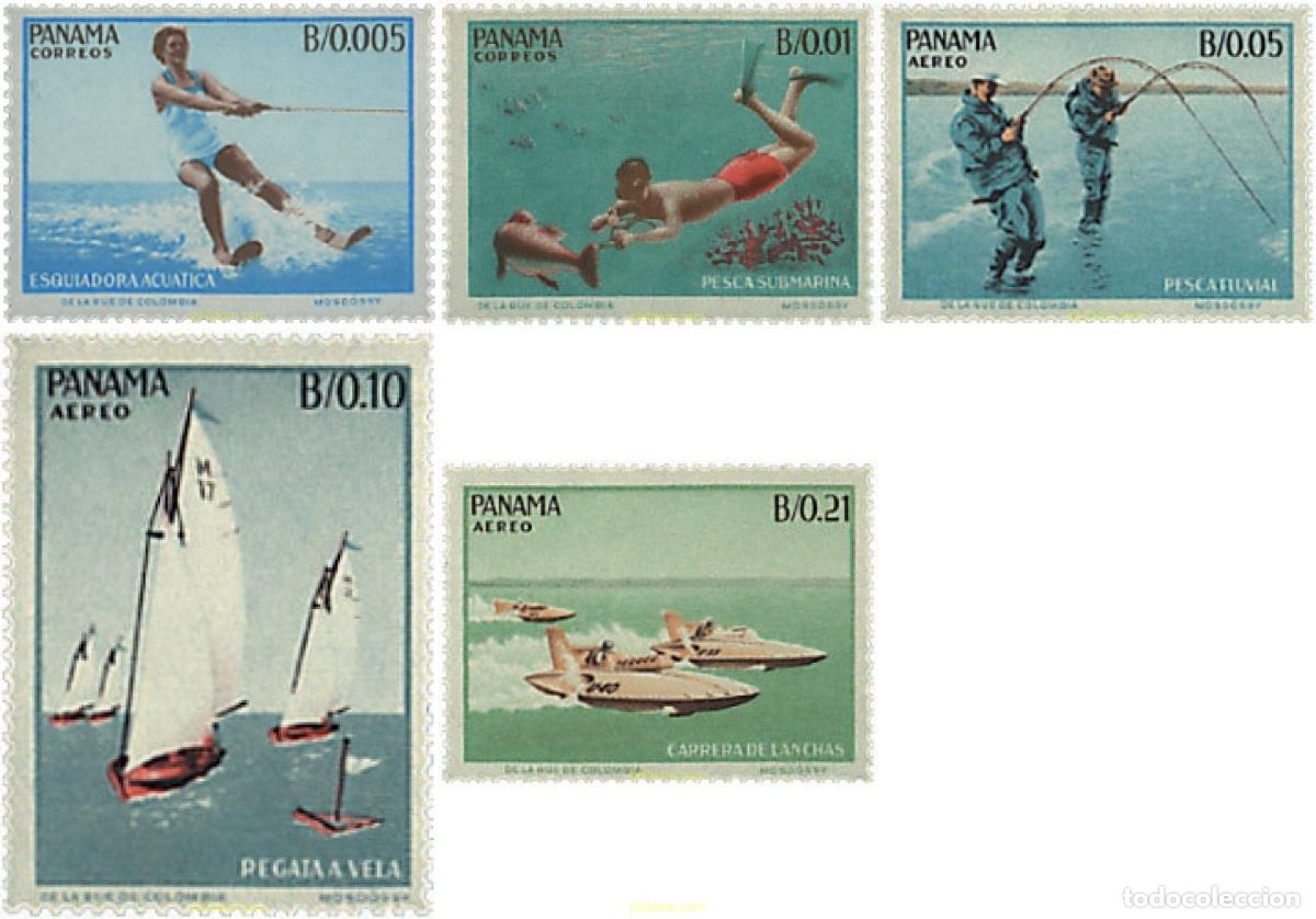 Timbres: 578719 MNH PANAMA 1964 DEPORTES ACUATICOS