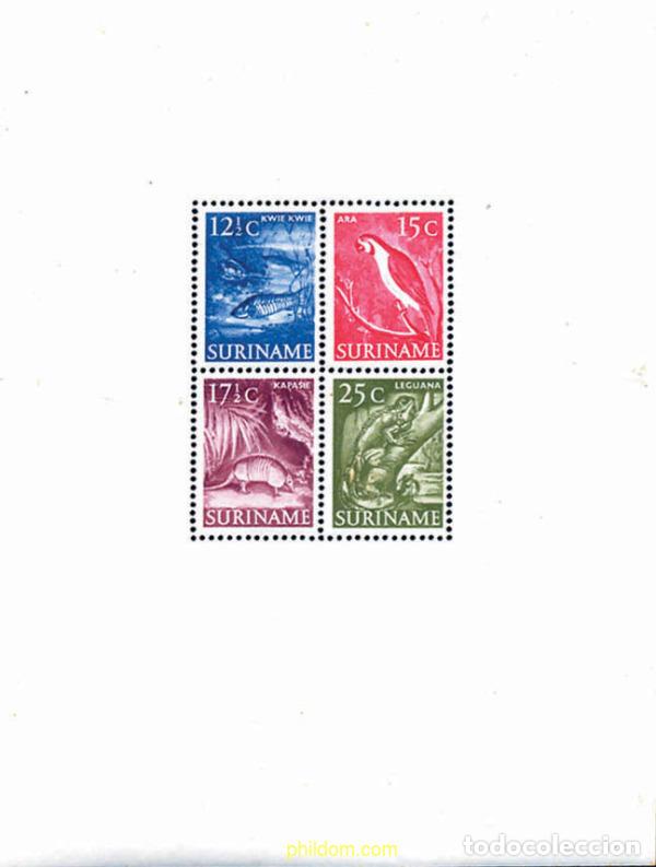 Timbres: 54593 MNH SURINAM 1953 FAUNA