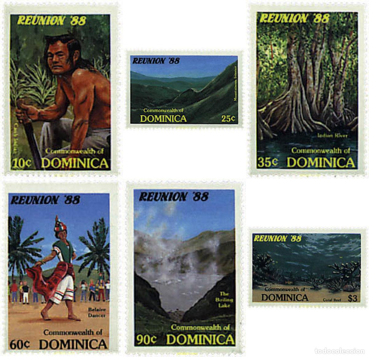 Sellos: 53722 MNH DOMINICA 1988 PROGRAMA TURISTICO - Foto 1