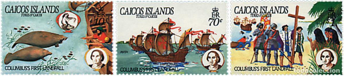 Sellos: 28620 MNH CAICOS 1984 492 ANIVERSARIO DEL DESCUBRIMIENTO DE AMERICA