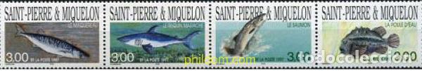Sellos: 157911 MNH SAN PEDRO Y MIQUELON 1997 PECES