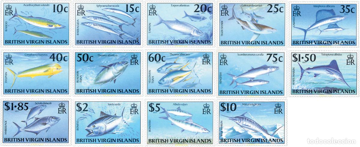 Sellos: 678468 MNH VIRGENES BRITANICAS Islas 1997 PECES