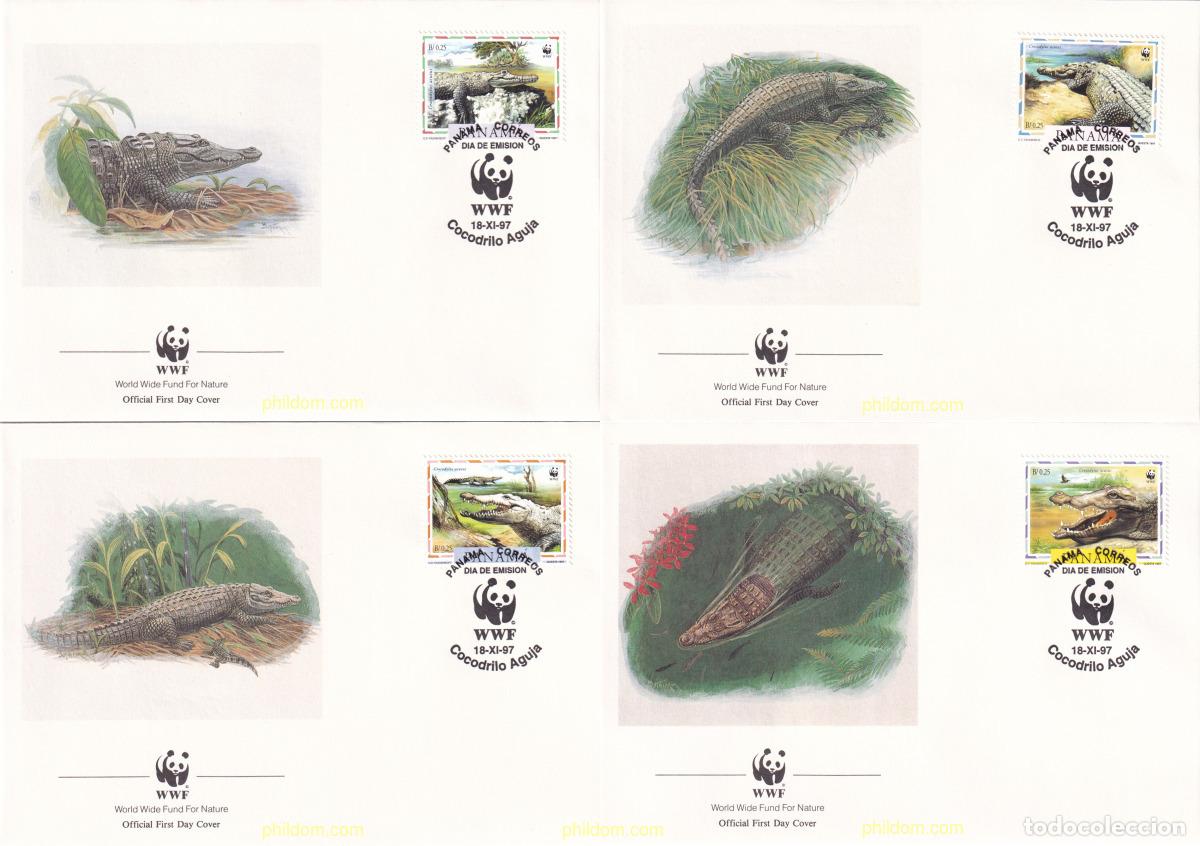 Sellos: 23223 MNH PANAMA 1997 COCODRILO AMERICANO