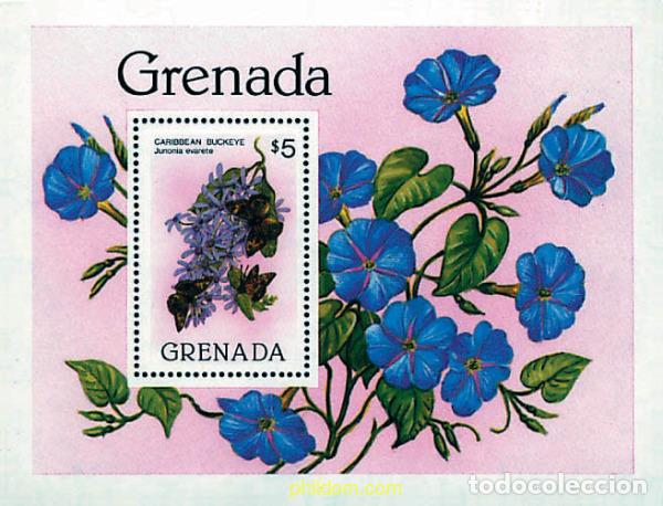 Sellos: 91344 MNH GRANADA 1982 MARIPOSAS - Foto 1