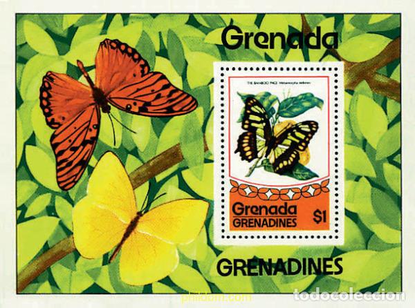 Sellos: 91443 MNH GRANADA GRANADINAS 1975 MARIPOSAS
