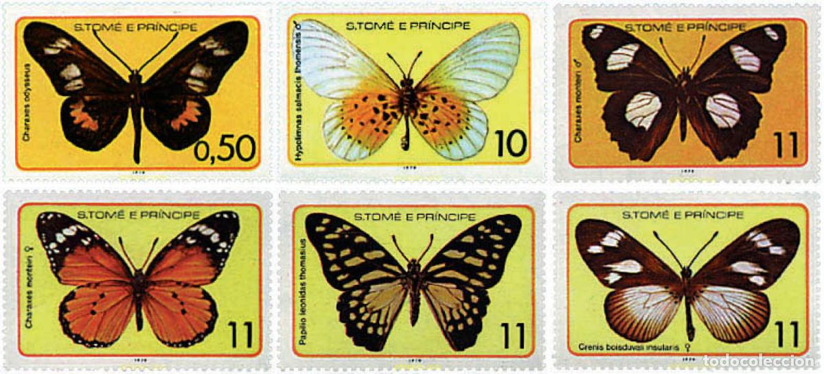 Sellos: 77257 MNH SANTO TOME Y PRINCIPE 1979 MARIPOSAS