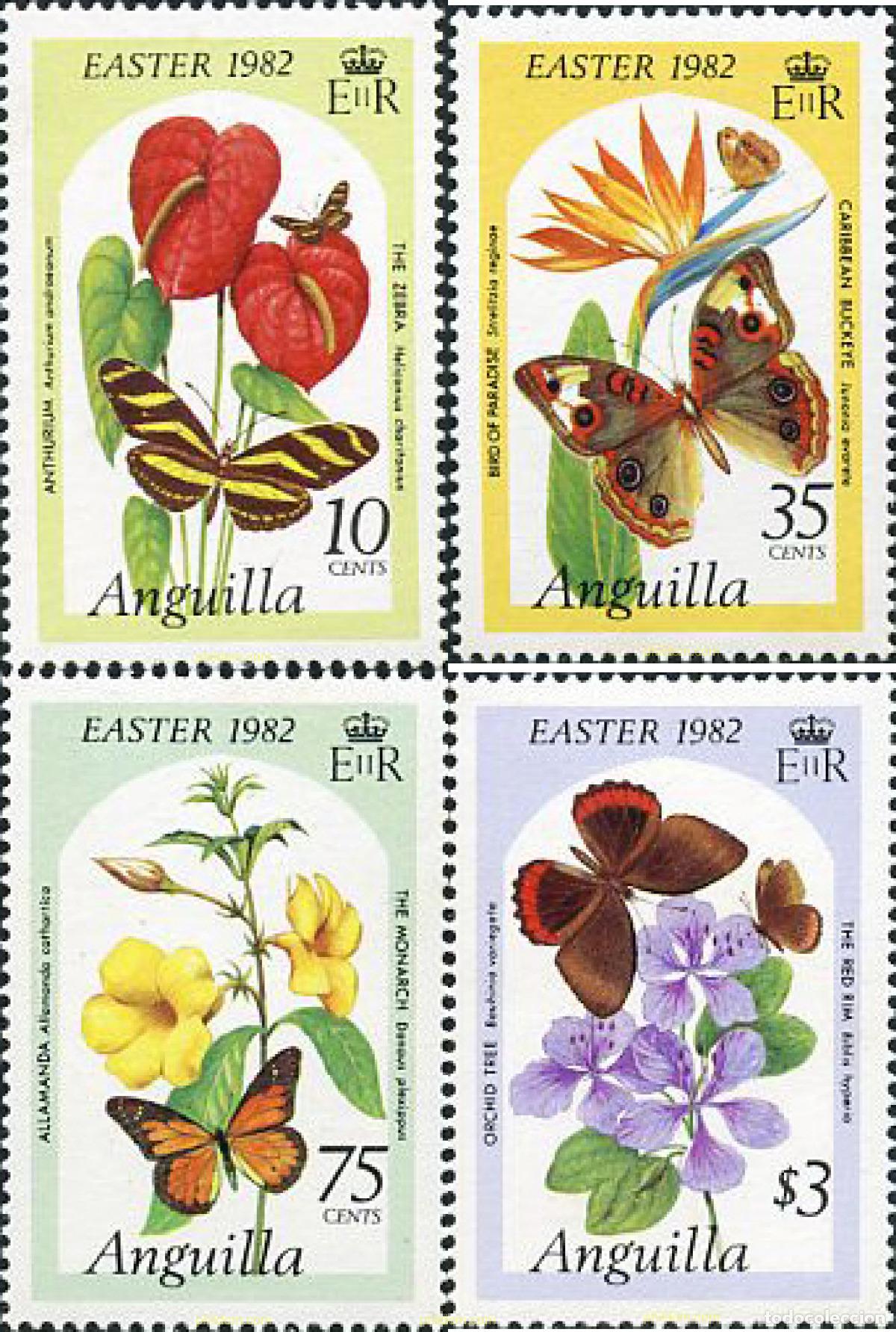 Stamps: 95914 MNH ANGUILLA 1982 PASCUA