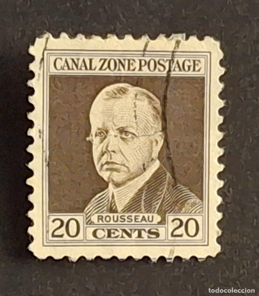 Sellos: 1928 Canal Zone Almirante Harry Rousseau