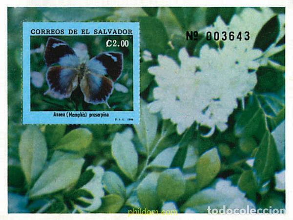 Sellos: 94565 MNH EL SALVADOR 1990 MARIPOSAS