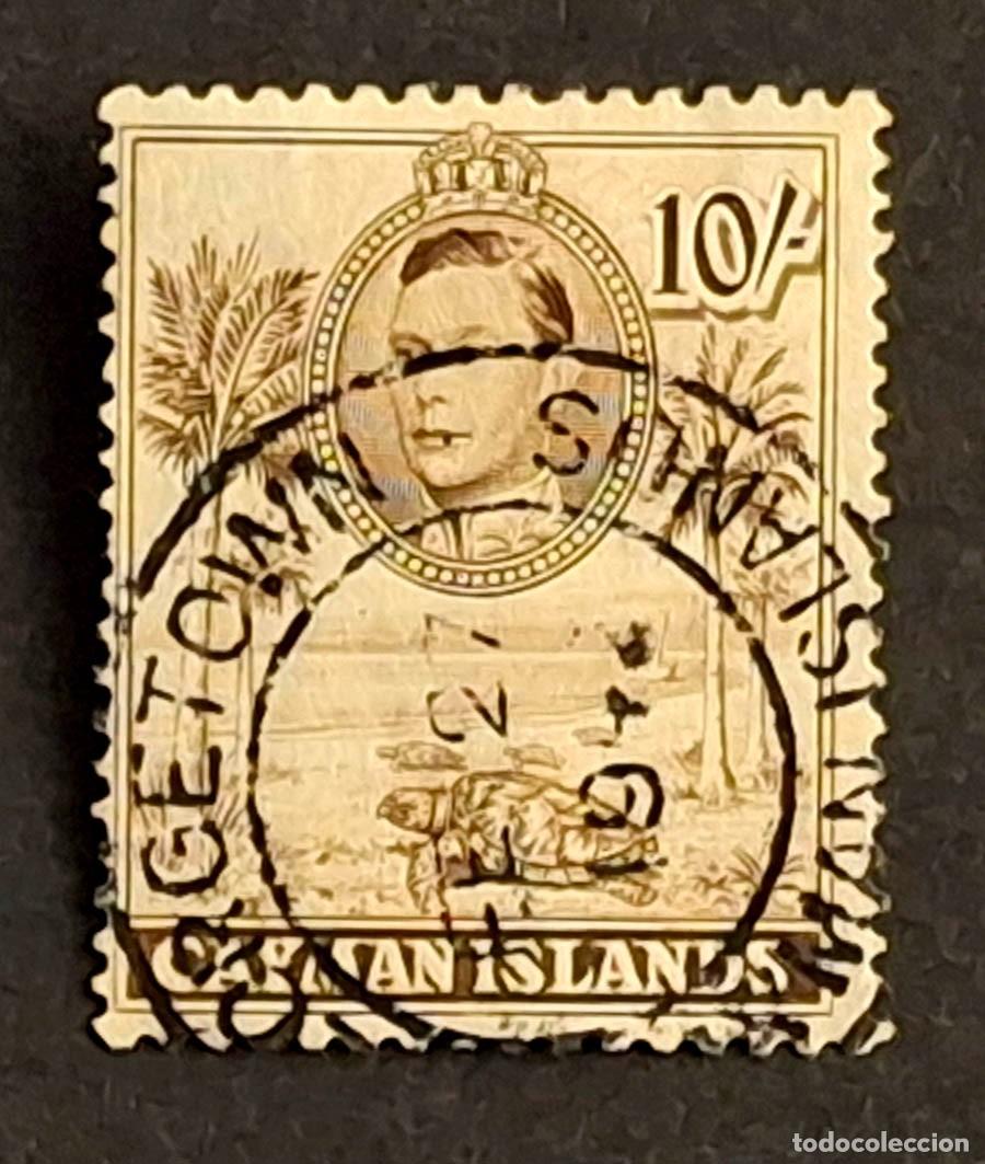 Sellos: 1938, Islas Caim&aacute;n 10 P.
