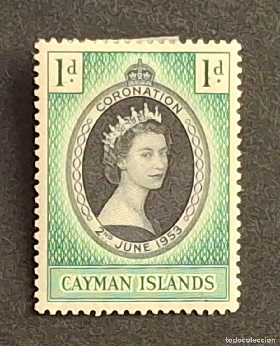 Sellos: 1953, Islas Caim&aacute;n,Coronaci&oacute;n Isabel II