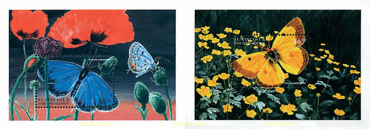 Sellos: 95035 MNH SAN VICENTE 1998 MARIPOSAS DEL MUNDO