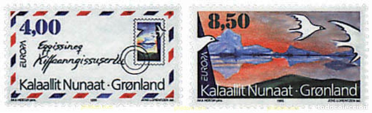 Sellos: 97043 MNH GROENLANDIA 1995 EUROPA CEPT. PAZ Y LIBERTAD