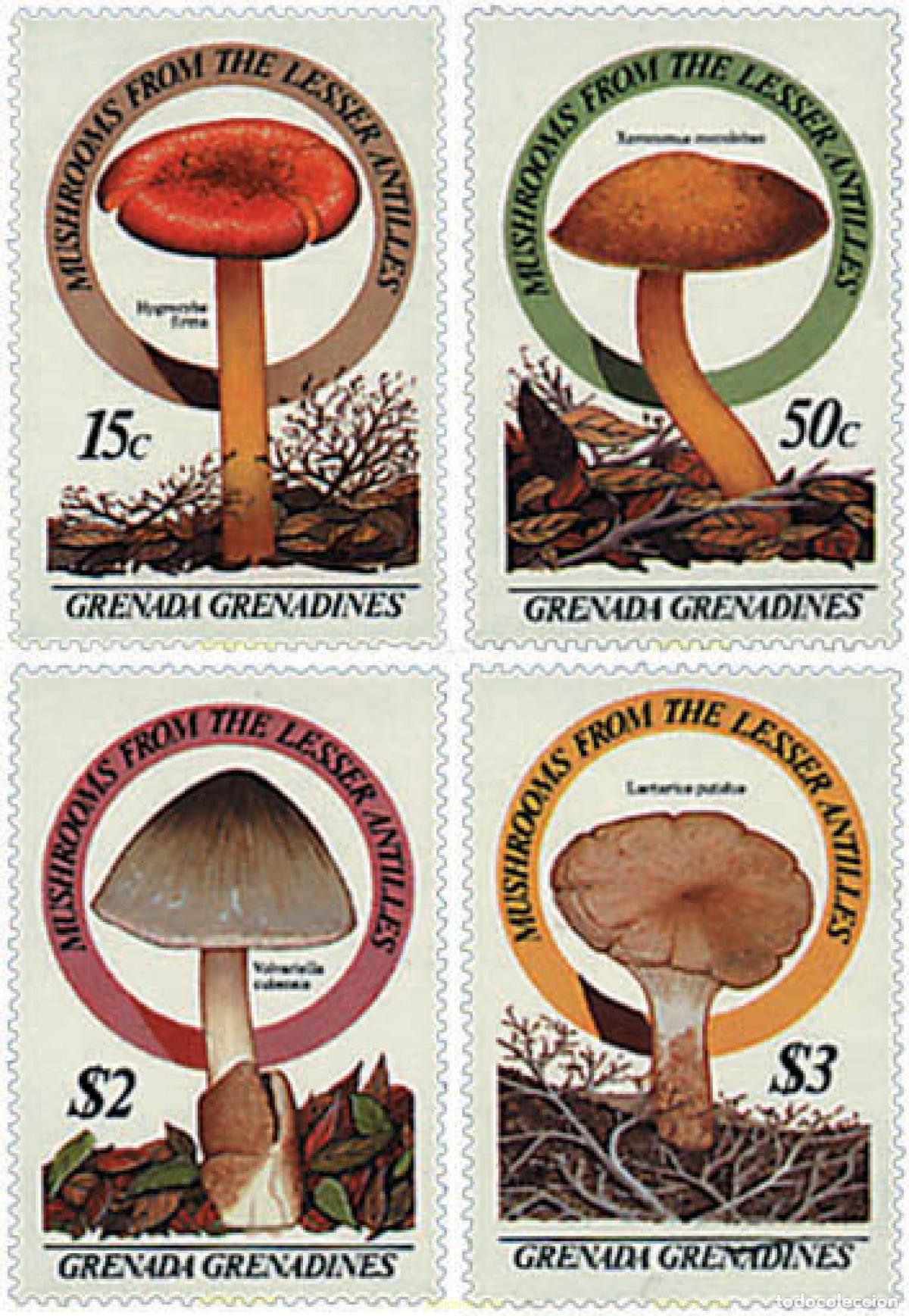 Sellos: 35006 MNH GRANADA GRANADINAS 1986 SETAS - Foto 1