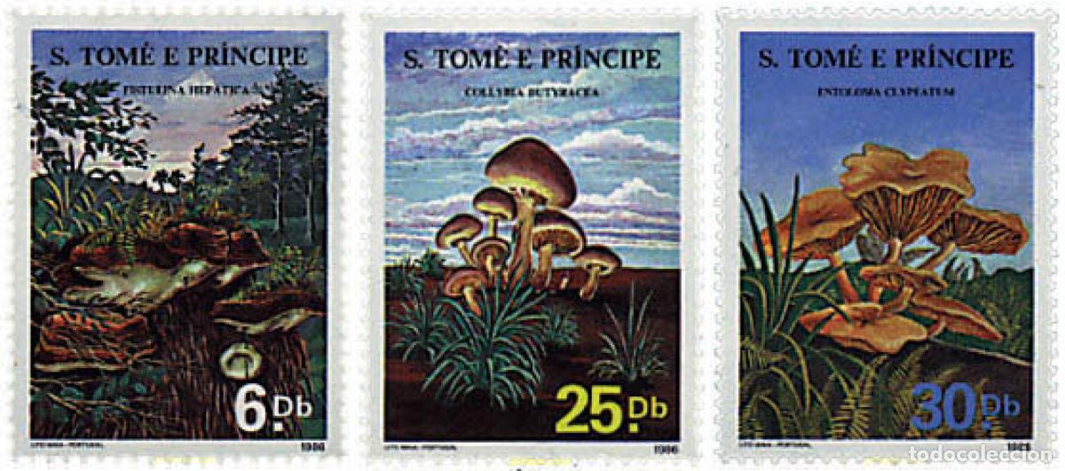 Sellos: 34518 MNH SANTO TOME Y PRINCIPE 1986 SETAS
